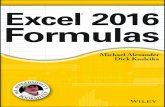 Excel - download.e-bookshelf.de · Excel® 2016 Formulas Published by John Wiley & Sons, Inc. 10475 Crosspoint Boulevard Indianapolis, IN 46256 ... 978-1-119-06798-6 (ebk) Manufactured
