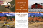 Selecting Plants for Pollinatorspollinator.org/PDFs/IntermtSemidesrt342.rx2.pdfIntermountain Semidesert Province Including the states of Washington, Oregon, Idaho, Wyoming And Parts