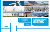 Battery Energy Storage for Smart Grid Applications · 2 “Technology Overview of Energy Storage: Overview on the potential and on the deployment perspectives of energy storage technologies”