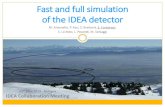 IDEA - Fast and full simulation - agenda.infn.it · M. Antonello, P. Azzi, S. Braibant, E. Fontanesi, S. Lo Meo, L. Pezzotti, M. Selvaggi 13th June 2019 - Bologna IDEA Collaboration
