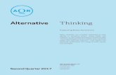 Alternative Thinking - AQR Capital · allocation). • 60/40 and risk parity portfolios have similar ... inflation uncertainty and/or a higher stock-bond correlation could lead to