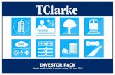 INVESTOR PACK - TClarke€¦ · Financial Highlights Group Highlights 30th June 2012 £m Margin % 30th June 2011 £m Margin % Revenue 90.7 92.6 Underlying operating profit¹ 1.6 1.7%