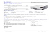 NEC Display Solutions of America, Inc ... - Desktop Monitors€¦ · NEC Display Solutions of America, Inc. U300X Installation Guide Desktop and Ceiling Mount v1.3 U300X Page 7 of