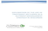 Exploration of the use of treatment wetlands as a nutrient … · nutrient management strategy and how treatment wetlands are “valued” compared to other agricultural best management