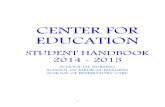 CENTER FOR EDUCATION · Center for Education Programs: School of Nursing . St. Mary’s School of Nursing (SON) was founded by the Pallottine Sisters of the Catholic Apostolate in