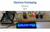 Electronic Prototyping Motor - unipi.it · Ques; motori sono molto adae perapplicazioni dinamicheche richiedonoalta precisione,in par;colare in termini di velocità, come nel caso