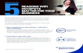 11919 WiFi Hotspot-Handouts R3 - Spectrum Business · Partner with a WiFi hotspot service partner that handles equipment installation, service management, network security, and ongoing