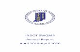 INDOT SWQMP Annual Report April 2019-April 2020 Annual Report 2019-2020.pdf · us 150 13.30 14.50 1.20 n macksville ave to wabash river bridge us 40 0.00 4.40 4.40 in/il state line