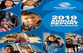 ANNUAL REPORT · 2020. 5. 12. · Music, NetSmartz, Power Hour, Project Learn, Robotics, Spanish Club, STEAM, Summer Reading, Visual Arts Outcomes: A decade of among Club Seniors!