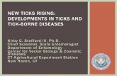 New Ticks Rising: Developments in ticks and tick-borne diseases · of lone star ticks along the New England coast. Inland areas may be still be to harsh for the immature stages. This