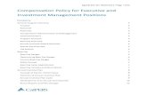 Compensation Policy for Executive and Investment ......Compensation Policy for Executive and Investment Management Positions Page 4 of 24 policy describes the program components of