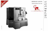 Espresso Machines; Espresso Coffee Makers Jura, …Never expose the coffee machine to weather (rain, snow, frost), never touch the machine when your hands are wet. Place the IMPRESSA