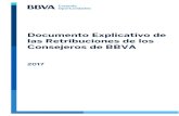 5 - BBVA · Documento Explicativo de las Retribuciones de los Consejeros en BBVA 2017 4 . Documento Explicativo de las Retribuciones de los Consejeros en BBVA 2017 5