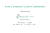Next Generation Genome Annotation · Gunnar R¨atsch (FML, Tubingen)¨ Next Generation Genome Annotation Hinxton, Nov 10, 2009 9 / 17. The mSTAD/mTIM Approach fml expression 1 2 Q.