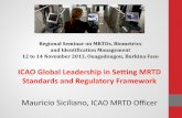 ICAO Global Leadership in Setting MRTD Standards and ... · Why the need for strategic direction • Continuing and evolving . security risks • Concerns with . terrorism and trans-border