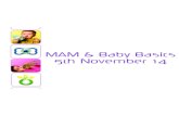 MAM & Baby Basics 5th November 14€¦ · Avent 3.7% MAM 0.7% Private Label 10.5% Nuby 23.3% Other 8.2% Brand Growth Tommee Tippee -15.2% Avent -18.4% MAM +48.9% Private Label +23.9%