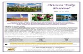 Ottawa Tulip Festival - terrapintours.com · Ottawa Tulip Festival May 16-19, 2021. ... By signing up for this tour, consent is given to use photographs taken of you during the tour