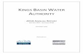 KINGS BASIN WATER AUTHORITY Annu… · KBWA brochure were also developed and distributed at various events, presentations, and meetings with elected officials. Measurable Objective