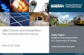 M&V Trends and Possibilities: The Present and the …...2016/03/22  · 1 | Energy Efficiency and Renewable Energy eere.energy.gov M&V Trends and Possibilities: The Present and the