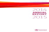 Annual report 2014-2015 Torres and Cape Hospital and ... · Cape HHS -wide clinical outreach services are also based in the Cairns hub office. Services include emergency, primary
