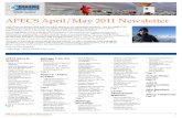 apecs may2011 newsletter - polarcom.gc.ca · presentation Page 11 Virtual Poster Session Page 12 Jobs & Opportunities Page 13 New Members Page 15 APECS Leadership Page 17 APECS has