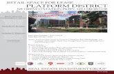 RETAIL SPACE FOR LEASE PLATFORM DISTRICT · 2017. 3. 21. · World Champion TKD Property Features: • On-Site Parking • Surrounding Large Outdoor Plaza with Central Water Feature
