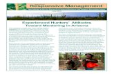 Responsive Management News From · Responsive Management TM Specializing in Survey Research on Natural Resource and Outdoor Recreation Issues ... opinions that have a high level of