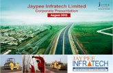 JIL Investor Presentation - Aug'12(YEP)...Expressway Commissioned in Aug. 2012 As Against Scheduled COD of Apr 2013 * Total cost includes cost of land acquired for devel opment and