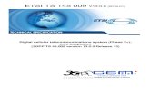TS 145 009 - V13.0.0 - Digital cellular telecommunications ... · 3GPP TS 45.009 version 13.0.0 Release 13 ETSI 2 ETSI TS 145 009 V13.0.0 (2016-01) Intellectual Property Rights IPRs
