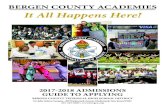 BERGEN COUNTY ACADEMIES It All Happens Here!bca-admissions.bergen.org/BCA_GUIDE_TO_APPLYING.pdfOur entrance test consists of two parts and is described below. On test days, we will