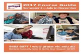 Semester 2—July to December - PRACE · Requirements: ourse ode: ZIntroduction to omputers [ program or equivalent. ourse Description: This program will build skill and confidence