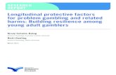 Longitudinal protective factors for problem gambling and ... · problem gambling group (problem gambling at both time-points) was the least prevalent (2.07%). Regarding the predictors
