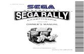 Sega Rally 2 - Arcade - Manual - gamesdatabase...8-2 replacing and adjusting the handle’s vr 8-3 greasing 9. shift lever 9-1 removing the shift lever 9-2 switch replacement 10. accel