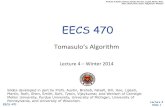 Tomasulo’s Algorithm · 2014. 1. 22. · Tomasulo: Register renaming more flexibility, better performance We focus on Tomasulo’s algorithm in the lecture No test questions on