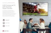 UHD Commercial TV with Essential Smart Function · 2020. 3. 5. · DIMENSION (unit: mm) Commercial TV UT640S Series (EU/CIS) 60” 862 1,368 796 89 269 300 300 89.1 78.5 70” 984