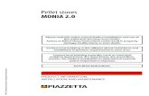 Pellet stoves MONIA 2 - Piazzetta 2.0_Prod… · Pellet stoves MONIA 2.0 ... - Any changes to the original parameters which determine pro-duct operation may only be carried out by