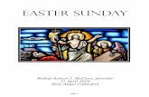 Easter Sunday - ASSEMBLY · Easter Sunday Bishop Robert J. McClory, presider 11 April 2020 Holy Angel Cathedral . page 2 . page 3 G ...
