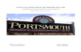 TOWN OF PORTSMOUTH, RHODE ISLAND€¦ · Portsmouth, Rhode Island. Consequently, management assumes full responsibilities for the completeness and reliability of all of the information
