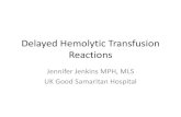 Delayed Hemolytic Transfusion Reactions...Case Study 1 (cont.) •Delayed transfusion reaction workup showed –negative DAT –no visible hemolysis –one of the units the patient