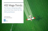 HSE Mega-Trends - IOSH · Six mega-trends reshaping and challenging OHS Demographic Change Mental Health and Stress New Theories; New Approaches Data, Digital & Technology The Changing