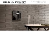 KILN & PENNY ARCITECTRAL CERAMIC · Petrolio N* Lavagna N* Metal Inserto Mix (6 pc set) G* G=Glossy finish, N=Natural finish, *Stocked Sizes Kiln & Penny is a transitional subway