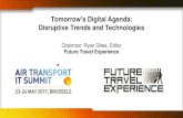 Tomorrow’s Digital Agenda: Disruptive Trends and Technologies · Digital Transformation Lead [EMEA], Amazon Web Services Greg Jones, MD, Worldwide Hospitality & Travel Industries
