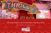The Ultimate Winter Venues ‘Wonder Nights’ at The Artillery … · 2014. 9. 10. · The Artillery Garden at The HAC is set within the prestigious grounds of the Honourable Artillery