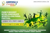 chondHe patil sports complex - Corporate Carnivalcorporatecarnival.com/2018/corporate_carnival_details.pdfCARROM: Best of 4 Boards till Semi Finals | Semi Finals & Finals will have