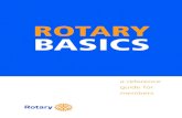 ROTARY BASICS - Microsoft · Rotary Basics 7 WHAT WE VALUE Rotary was founded on principles that remain at the heart of the organization today. These principles reflect our core values