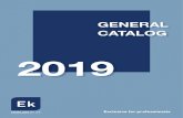 GENERAL CATALOG - Ekselans by ITS · 2019. 3. 8. · catalog 2019 exclusive for professionals. 2 00 ekselans product range smatv / fiber and data modulators and remote control ir
