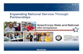 Expanding National Service Through Partnerships · • Invite for amplification of grants or special announcements • Days of Service ... IT Program Overview and What to Expect.