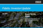 Fidelis: Investor Update · Fidelis is a leading specialty, bespoke and (re)insurance business built on a 30 year track record of outperformance that con tinues to beat the market