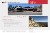 For Sale Office - LoopNet · 2018. 3. 12. · 1201 Emerald Bay Rd, South Lake Tahoe, California 96150 For more information: 530 573 4669 • sfair@naitahoesierra.com ... high-speed