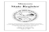 Minnesota State Register - Accessible_tcm36... · 2016. 11. 21. · and one block north of University Ave), St. Paul, MN 55155, phone: (612) 297-3000, or toll-free 1-800-657-3757.
